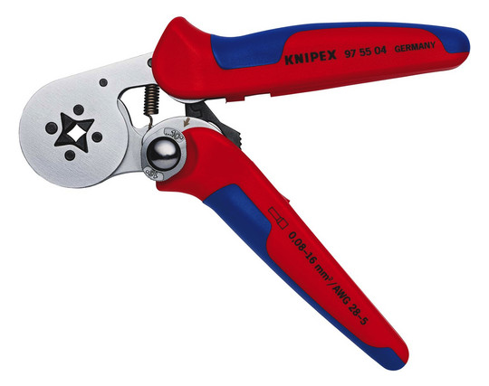 Presszange mech 180mm versch.Eins 0,08-16qmm AWG28-6
