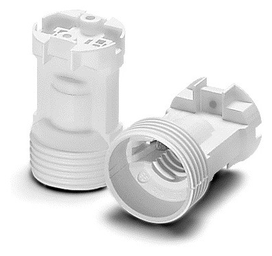 VOSS Fassung, E14, PET GF, weiß   546456 