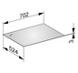 KEUCO Abdeckplatte Edition 11 70,2 x 0,3 x 52,4 cm, Weiß, Glas Weiß satiniert, ESG Glas Unterseite lackiert