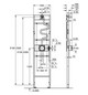 GROHE Dusch-Element Rapido BH 222-240 cm, mit Handbrause, Kopfbrause, für Vorwandinstallation oder Trockenbau
