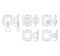Klinik Notrufset aws AS / AS 500 glz Dpl.Ruf Doppelruf