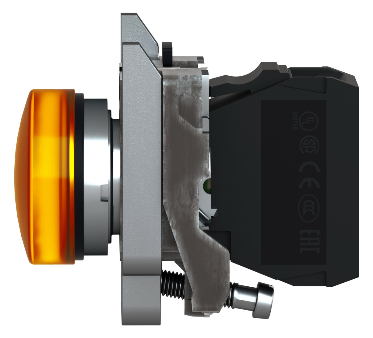 Leuchtmelder komplett 1f LED UC rnd fl Ø22,5mm or IP65