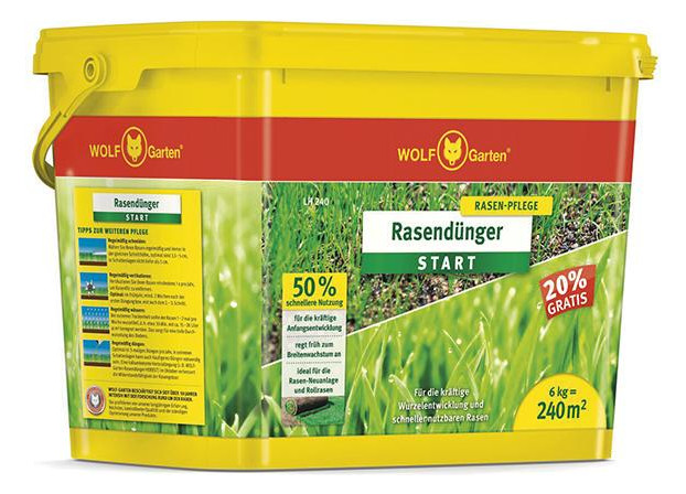 Bild Rasen-Starterdünger LH 240 6 kg - WOLF GARTEN-0