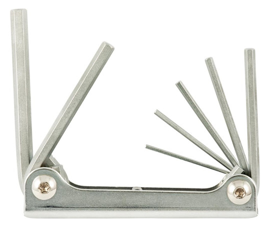 fortis-Innen-6-kant-Satz im Klapphalter - 7-teilig, 1,5-6 mm