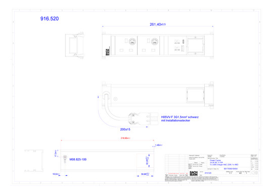 Bachmann POWER FRAME M 2xUK      916.520 