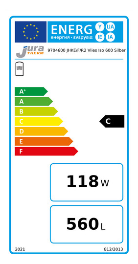 Juratherm Vlies-Isolierung Ecoline silber, JHKE/R2/F 600, 100 mm