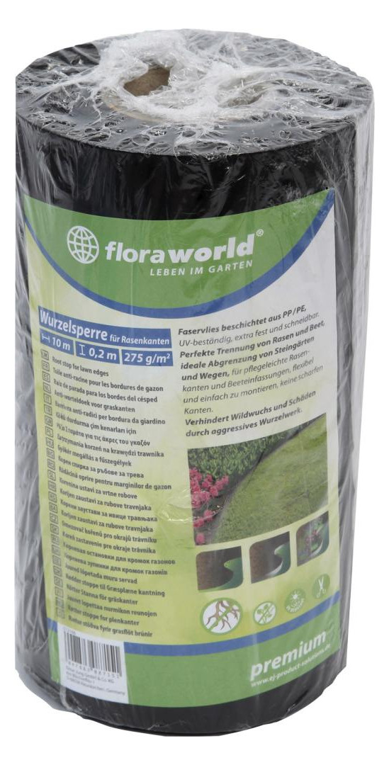Bild Wurzelsperre 0,2x10 m für Rasenkanten - floraworld-0