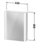 DU SPS XViu mit Bel. 800x620x156mm champ.matt, Anschlag rechts ohne ES,F