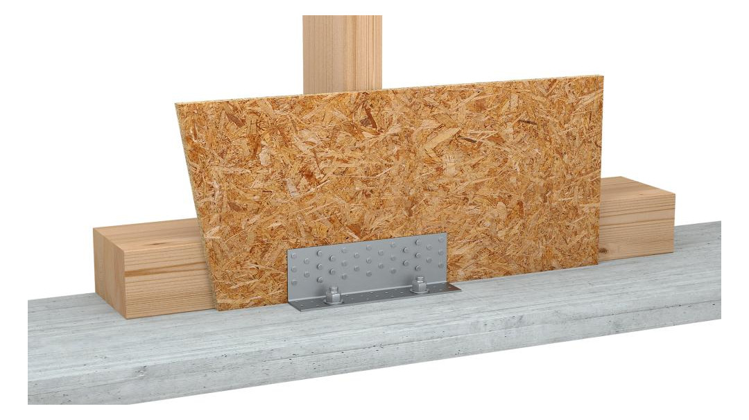 Bild GH Schubwinkel Typ 80 80x52,5x260x3,0 21 - HGH-2