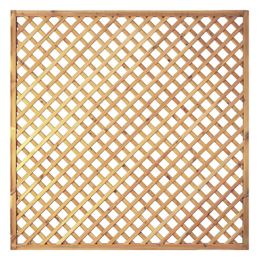 Bild Diagonal-Rankzaun 180 x 180 cm MW 6 x 6 cm, Leisten 12x30mm, genagelt Rahmen 45/ - n.a.-0