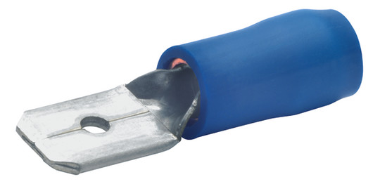 Flachstecker Ms bl 1,5-2,5qmm teiliso fl_6,3x0,8mm fl 6,3x0,8mm