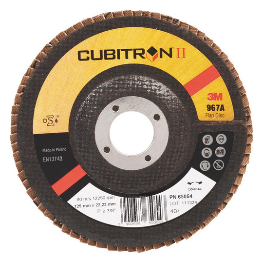 3M-Fächerschleifscheibe 967A Cubitron II - 115mm,...