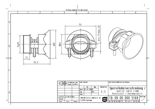 HART SPEZIAL-KABEL-VERSCHRAU 09000005169 