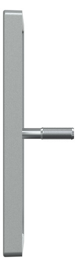 Zentralplatte Sat/TV/Radi System M alu Schraubbef 4f