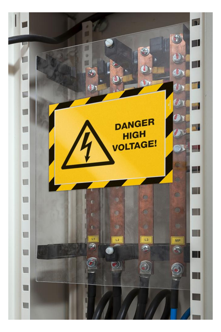 Bild Magnetrahmen SECURITY A4 DURAFRAME gelb/ schwarz - Durable-7