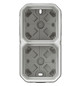 Legrand 069690L Plexo New 2-fach Gehäuse 