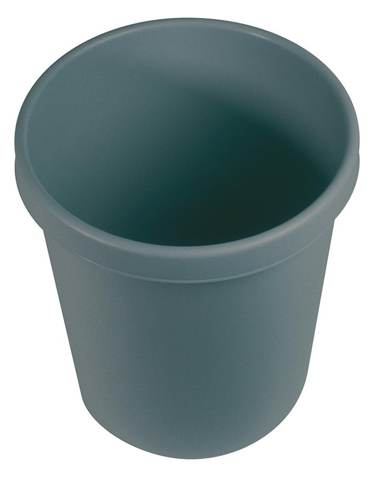 Bild Papierkorb 18 l lichtgrau 331mm recyclin g K-Stoff - helit-1