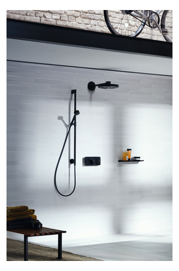 hansgrohe Fertigmontageset Axor One UP-Thermostatmodul, 3 Verbraucher, mattschwarz