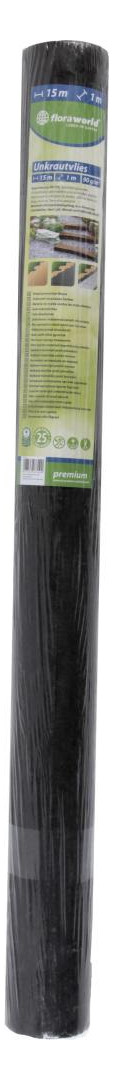 Bild Unkrautvlies 1x15m 90g/qm dunkelgrau, Ro lle - floraworld-0