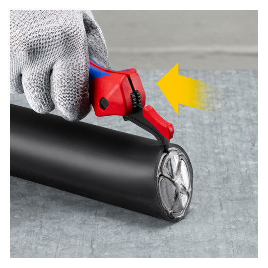 Abisolierwerkzeug Ø8-28mm Längsschn einstellb.Kerbt Kerbtiefe einst Rundschn