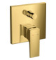 hansgrohe Fertigmontageset Metropol UP-Wannen-Einhebelmischer, mit Hebelgriff, integrierter Sicherheitskombination, polished gold optic