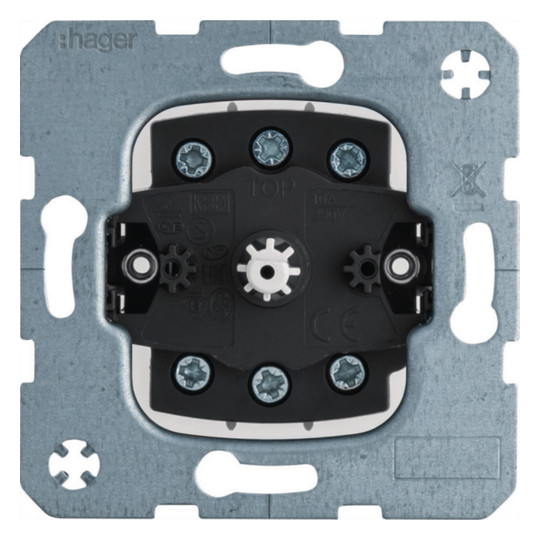 Hager Jalousie-Drehschalter 2p WDE384203 