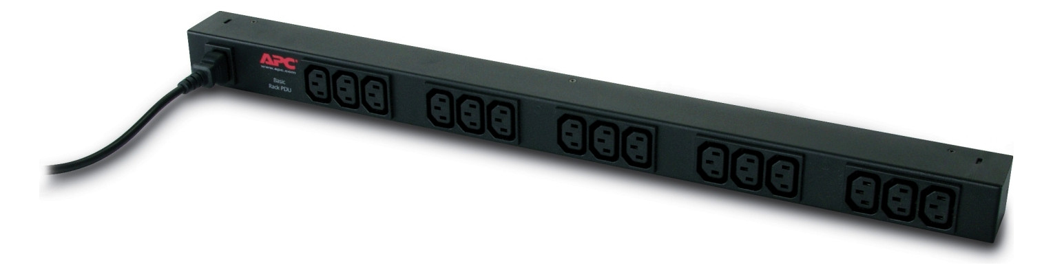 Rack-Stromverteilung 15Steckd 15xC13 230V Mit Sicherung Schaltbar