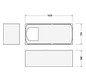 Duravit Rechteck-Badewanne Daro 170 x 75 x 46 cm, Einbauversion, 1 Rückenschräge, weiß