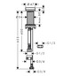 hansgrohe Geräteabsperrventil F21 d= 48mm, rund, chrom