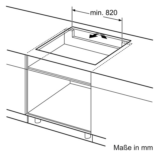 Induktionsfeld autark Serie 8 Alu 916x527mm