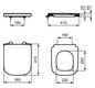 Ideal-Standard WC-Sitz i.life S 36x41x4,5cm, Wrapover, weiß