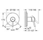 GROHE Fertigmontageset Concetto UP-Brause-Einhebelmischer, chrom