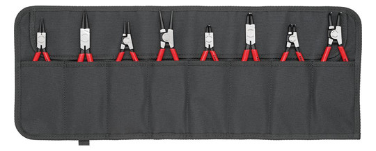 KNIPEX-Sicherungsringzangen-Satz 001958V01 in Rolltasche...