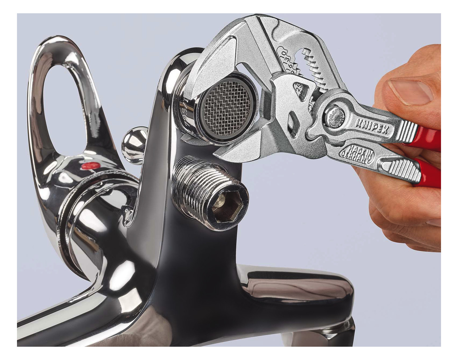 Zangenschlüssel SW40 B8mm L180mm isol