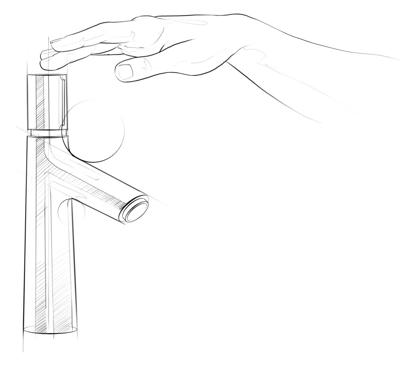 hansgrohe Waschtisch-Einhebelmischer 100 Talis Select S mit Zugstangen-Ablaufgarnitur, chrom