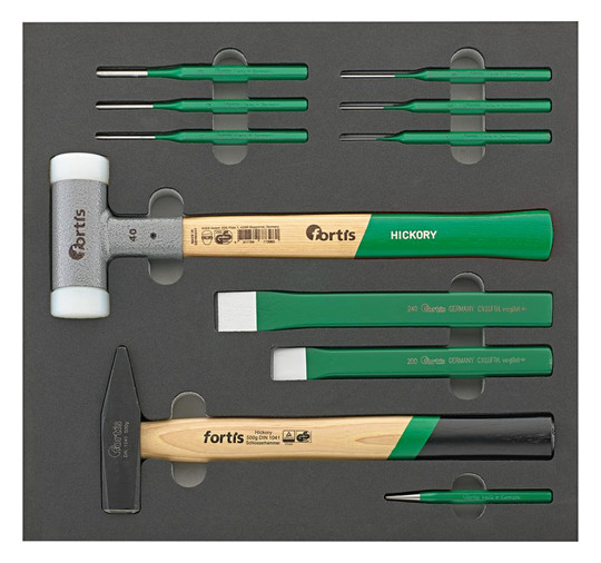 fortis-Werkzeugmodul 2/3 - 11-eilig, Hammer und Meissel