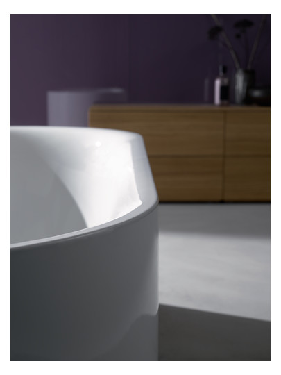 Badewanne BetteLux Oval Silouette-3465 violett, 170x75x45cm, freistehend