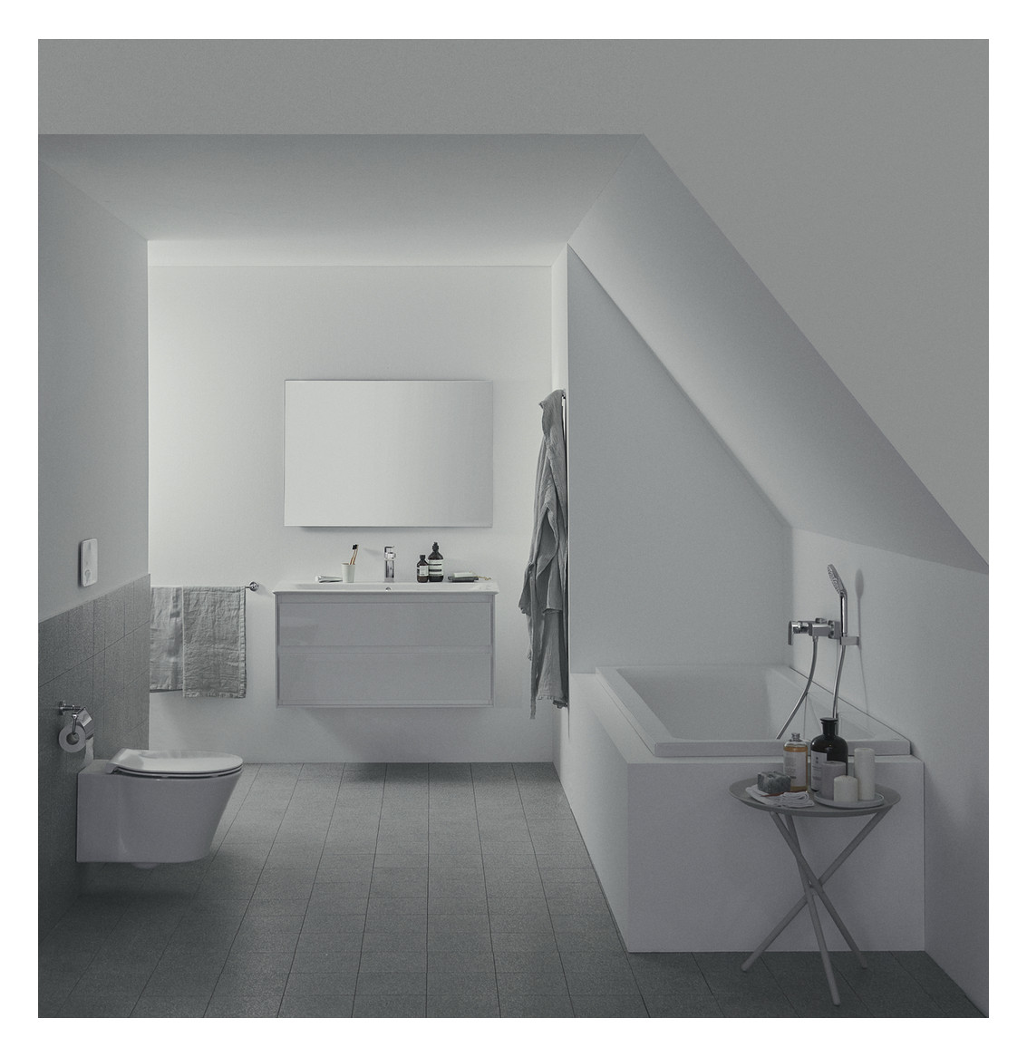 Ideal-Standard Duo-Badewanne Connect Air 180 x 80 x 47,5 cm, weiß