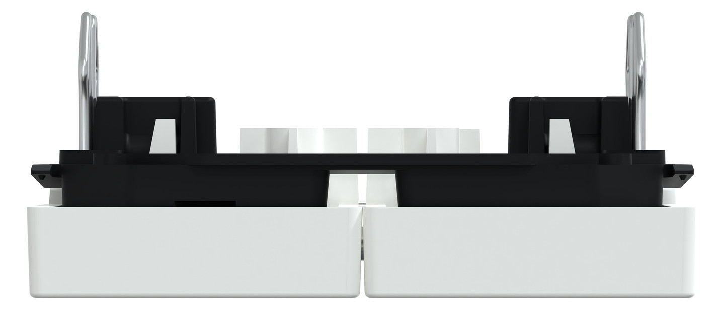 Wippe Serien Schalter System M akws glz aktivweiß Kontrollfenster/Lichtauslass