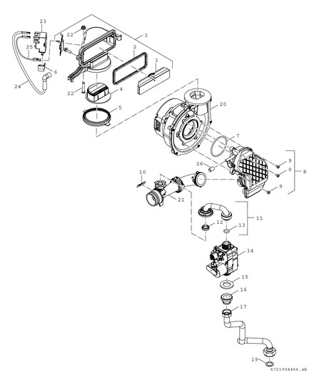 BOSCH Hybridsystem 5800i G Compress CSH5800iG 15 P 23, Erdgas, mit Touch-Bedienfeld