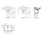 Ideal-Standard Waschtisch i.life B 65x48x18cm, mit Hahnloch, weiß antibakteriell Smart Guard