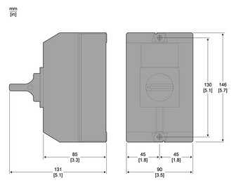 Hauptschalter 10A 3p IP65 m.Geh 3kW/AC Komplettger_im_Geh