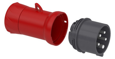 CEE-Stecker 4p 16A IP44 Acti9 380-415 V (50+60 6h Schraubkl Kst Verschraubung