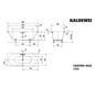 Kaldewei Badewanne CENTRO DUO 133 180x80cm, Griffloch, Vollantislip, bahamabeige