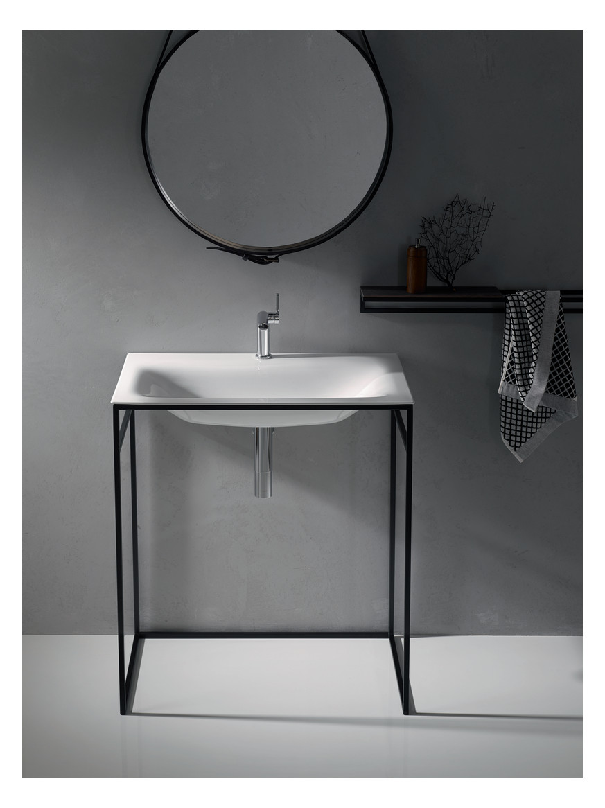 Einbau-Waschtisch BetteLux Shape A170 60x49,5cm, anthracite