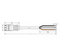Systemverbindung 3p Serie 771 H05VV-F sw 1,5qmm 3x1,5qmm L8000mm Stecker fr.Ende