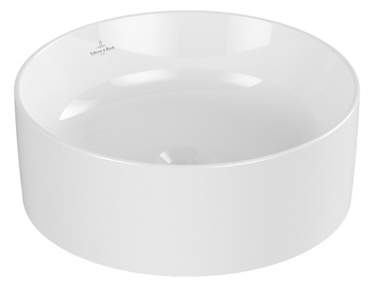 V&B Aufsatzwaschtisch Collaro Ø 40 cm, ohne Überlauf, weiß