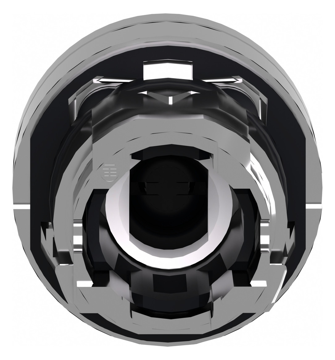 Drucktaster Front 1f ws bel.b Ø22,5mm rnd Geeignet für Beleuchtung IP66