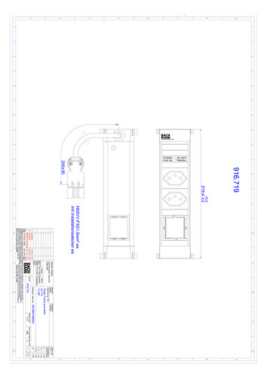 Bachmann POWER FRAME 2xCH T13    916.719 