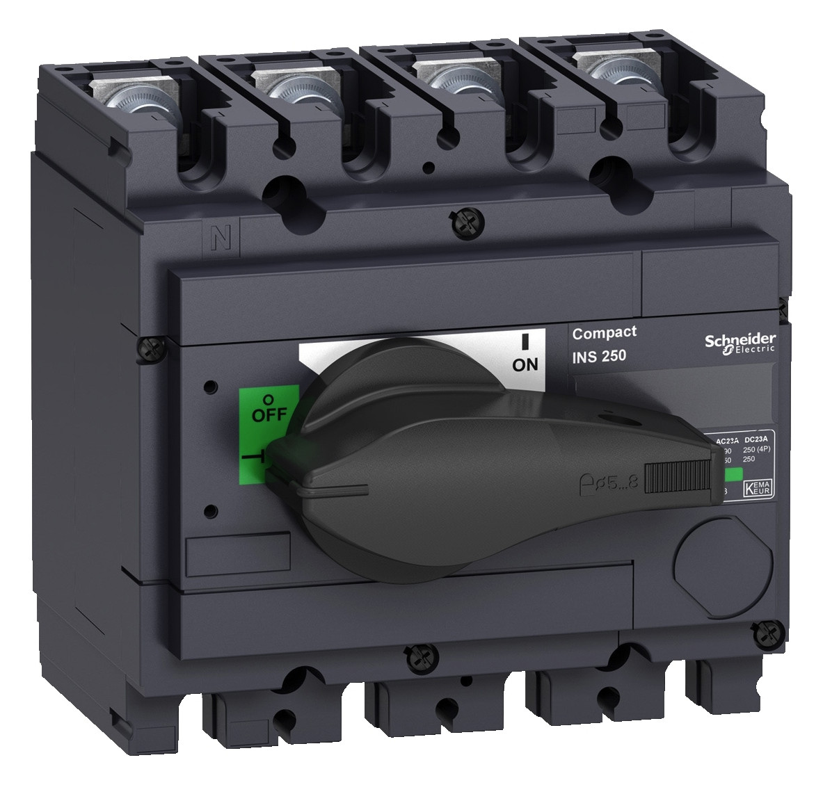 Hauptschalter 250A Compact 4p IP20 Einb Festeinbau